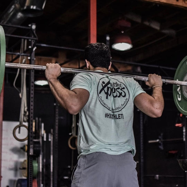 Eat Big, Lift Big, Get Big V-Neck Mint Green Shirt