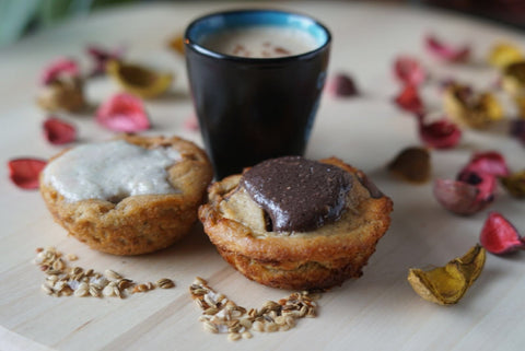 4 Paleo Banana Protein Muffins with G-Butter NL