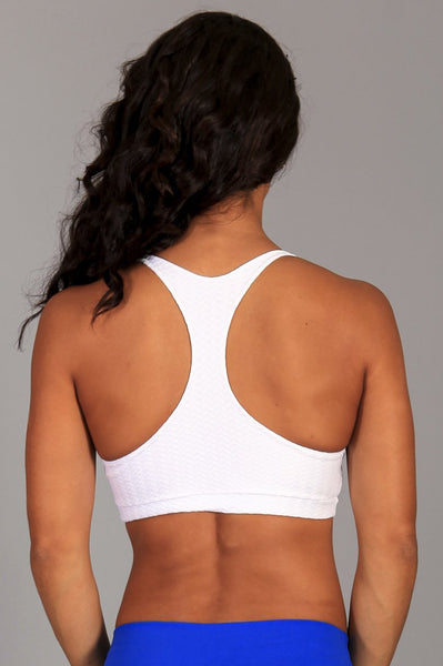 White Sports Bra