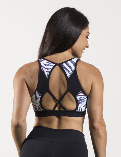 Zebra Sports Bra