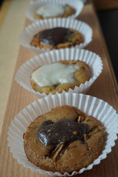 4 Paleo Banana Protein Muffins with G-Butter